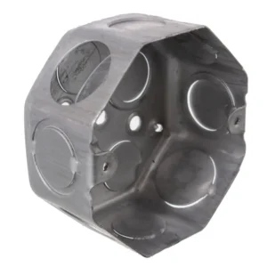 CAJA OCTOGONAL GRANDE 9 X 9 HIERRO INDRA 4002