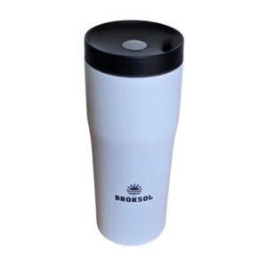 VASO TERMICO 480ML FRIO/CALOR ACERO INOXIDABLE ROSA BROKSOL TER-VAS480RS *