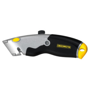 CUTTER RETRACTIL EMPUÑADURA CURVA HOJA TRAPEZOIDAL CROSSMASTER 9932848 *