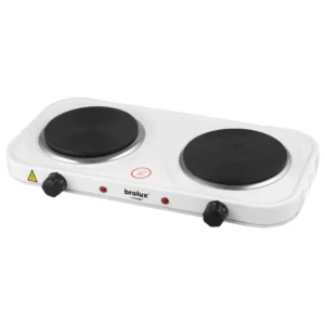 ANAFE ELECTRICO 2 HORNALLAS NEGRO BROLUX AN-02-PNE *