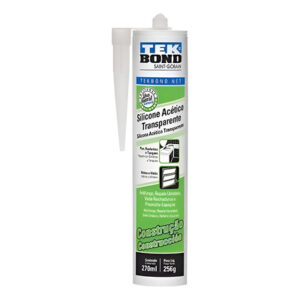 SILICONA ACETICA CONSTRUCCION TRANSPARENTE 50 GR TEKBOND (VERDE