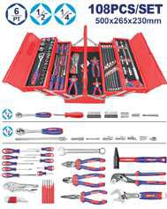 Juego de herramientas de 108 piezas