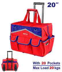 Bolsa de herramientas rígida con ruedas