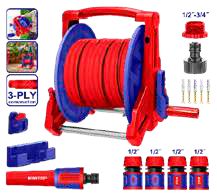 Carrete enrrollador de manguera